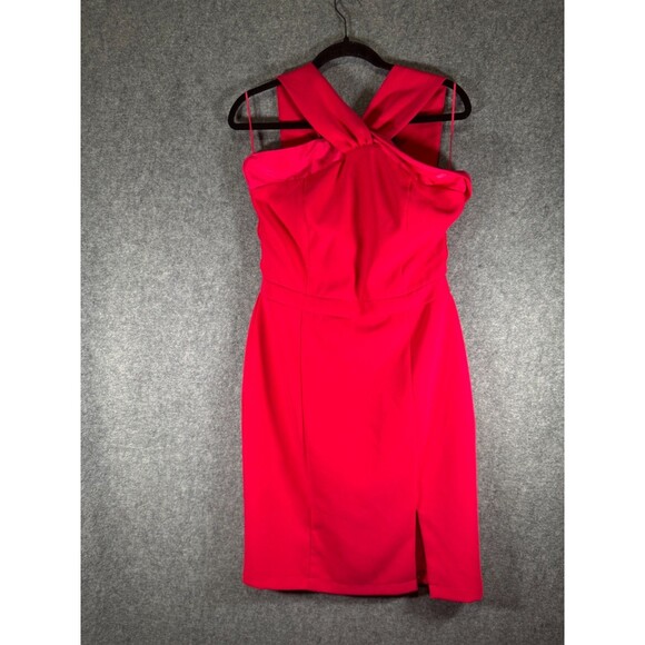 Adelyn Rae Dress Women Medium Pink Halter NEck Sheath Formal Event‎ - Picture 1 of 8